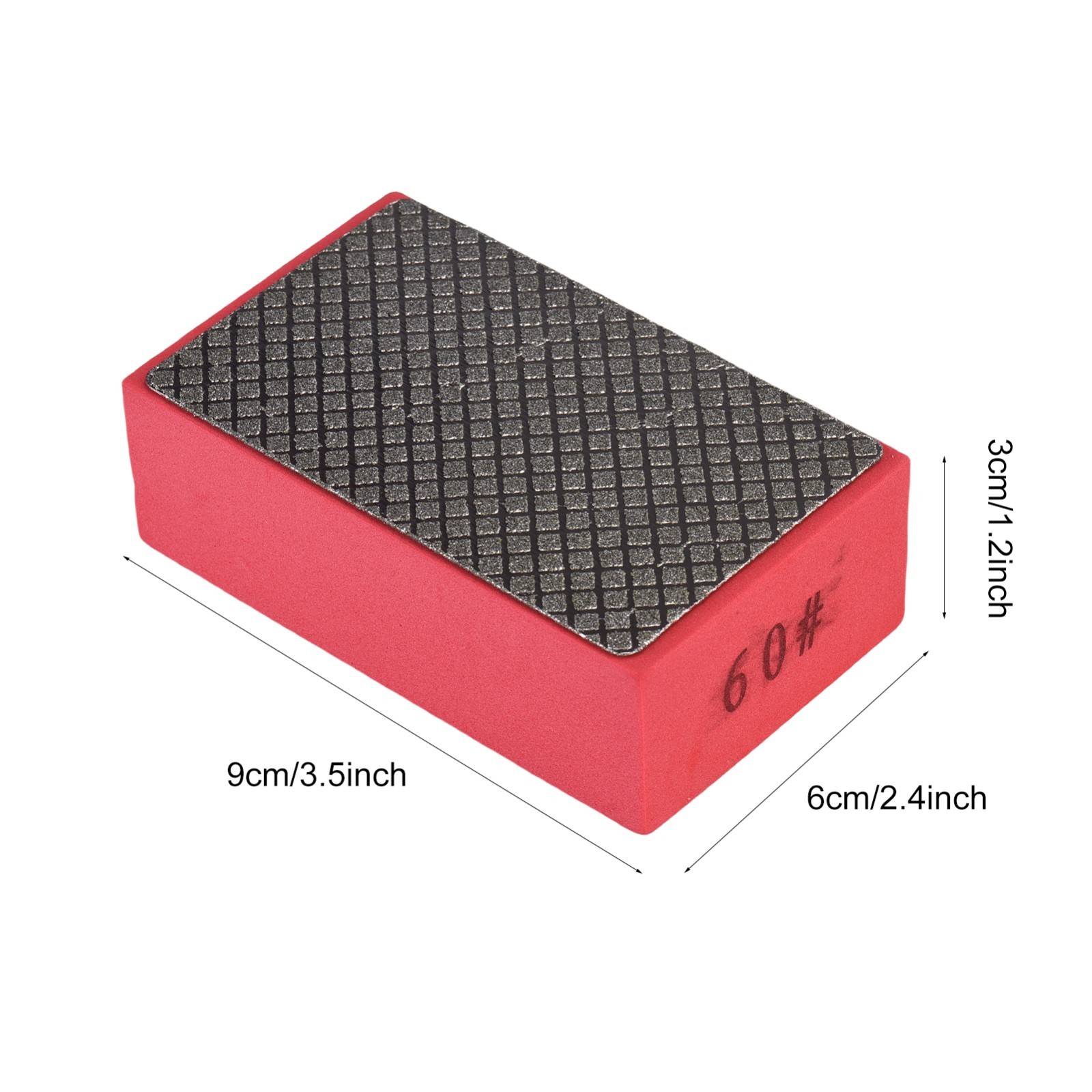 Diamond Hand Polishing Pads, Hand-Held Sanding Block for Stone Glass Metal Wood