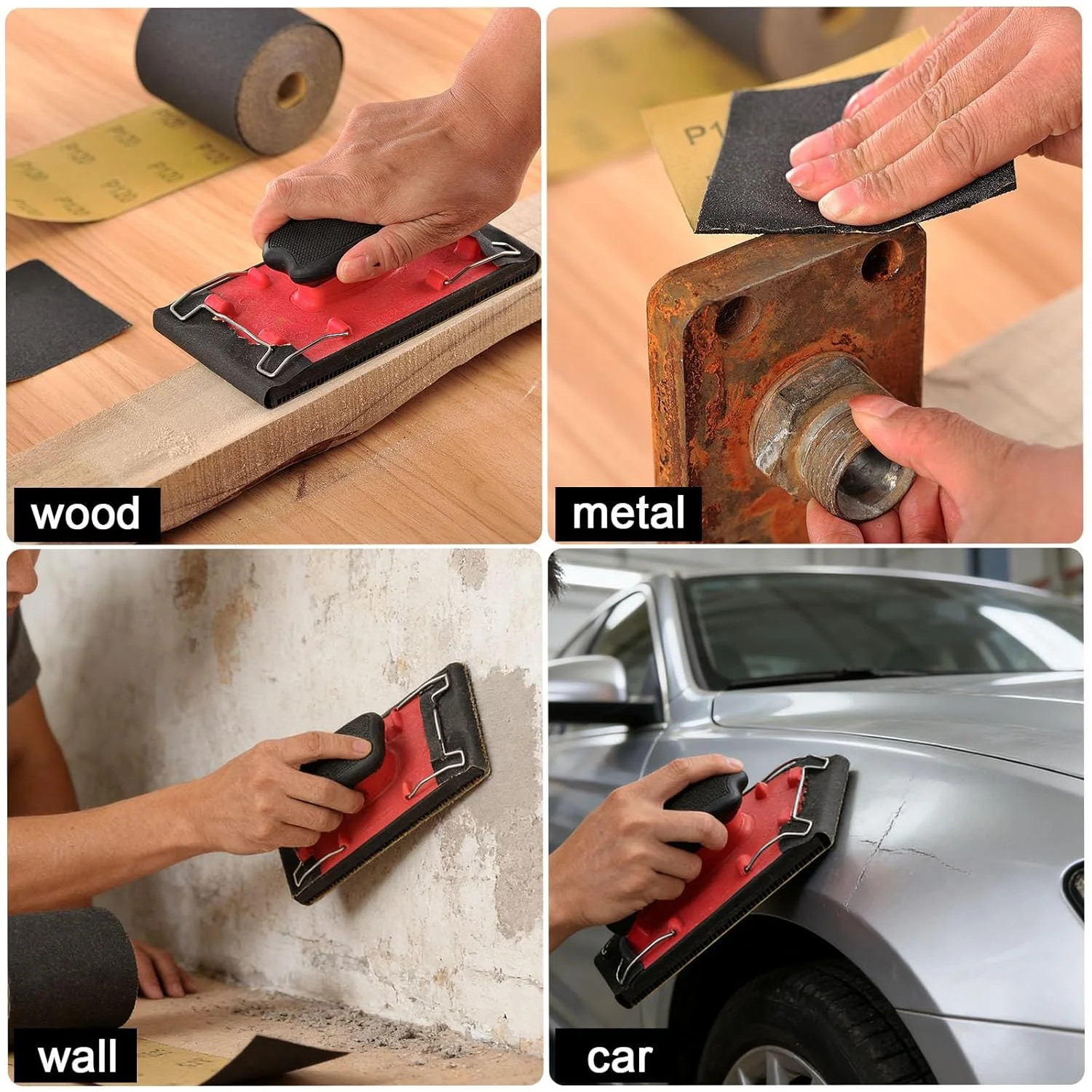 1500 Grit Sandpaper Roll, Silicon Carbide Wet Dry Longboard Sand Paper, 3-2/3″ W