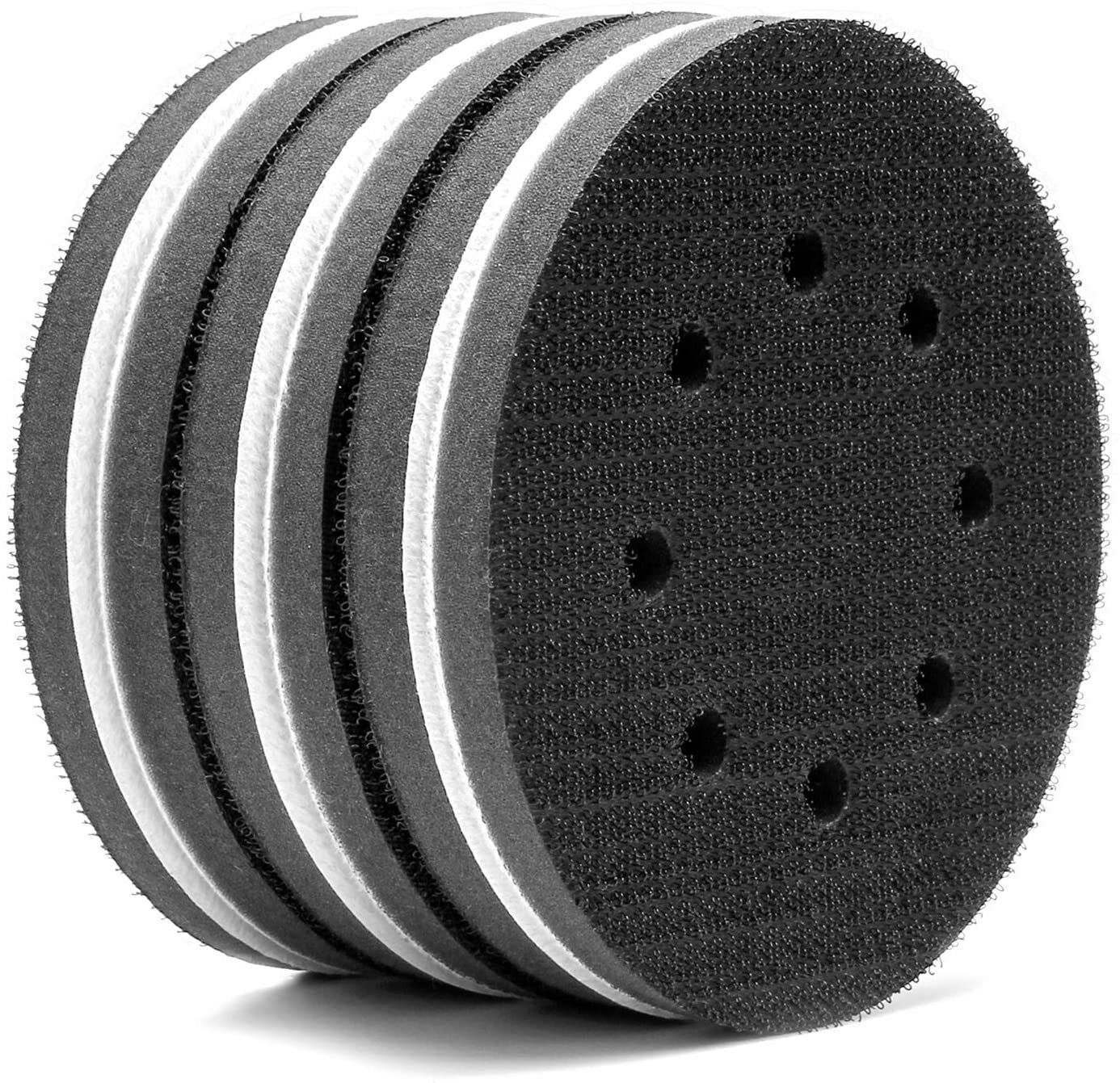5 Inch (127mm) Interface Pad Hook and Loop Soft Sponge Cushion Buffing Pads