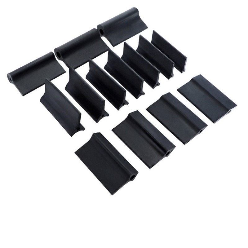 14 Piece Rubber Profile Abrading Bundle Ideal For Furniture Boats And Home