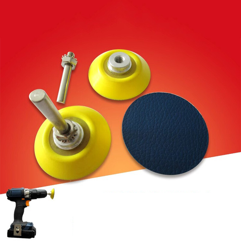 2 Inch Leather Polishing Sanding Disc Backing Pad 50mm Diameter M6 Female Thread