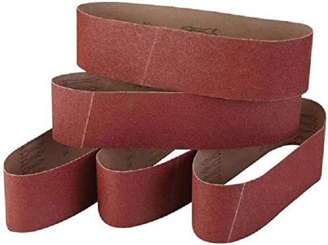 SATC 5PCS 4x36in/100x915mm Sanding Belts Aluminum Oxide 100 Grit For Woodworking