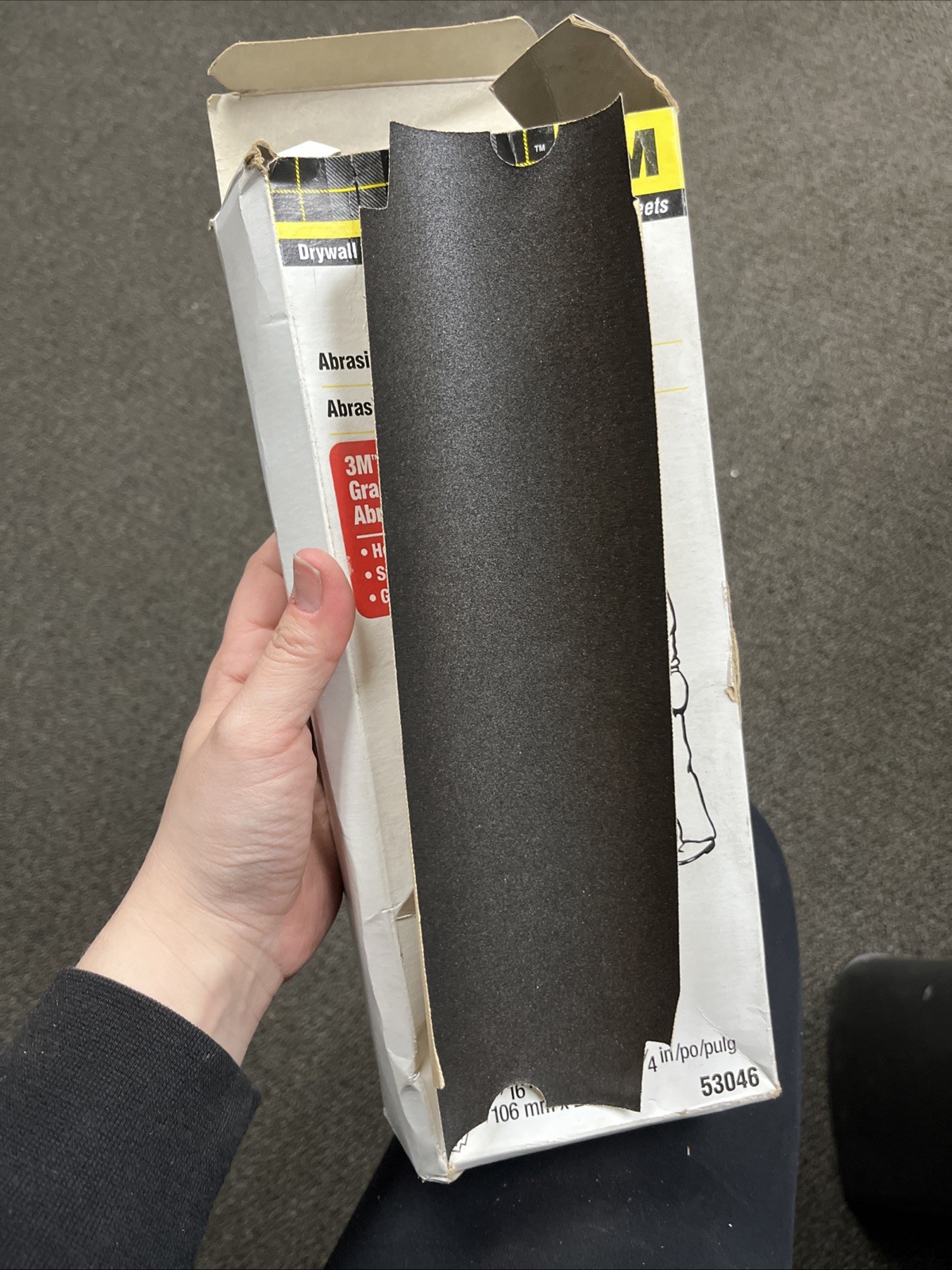 3M Drywall Abrasives 150 Grit Sanding Sheets 4 3/16 X 11 1/4 In. -25 Pack 53046