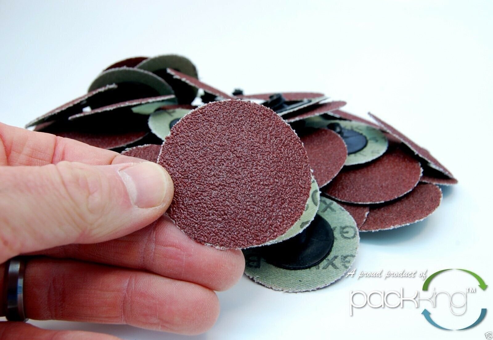 50 Pc 2 Inch Roloc Discs 80 Grit R Type Sanding Roll Lock – Rogue River Tools