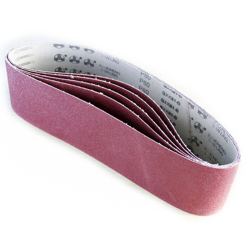 4″x36″ Sanding Belt, 60 80 120 240 Grit for wood, varnish, paint, plastic -5pcs