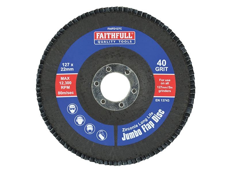 Faithfull – 127mm Jumbo Slat Disc