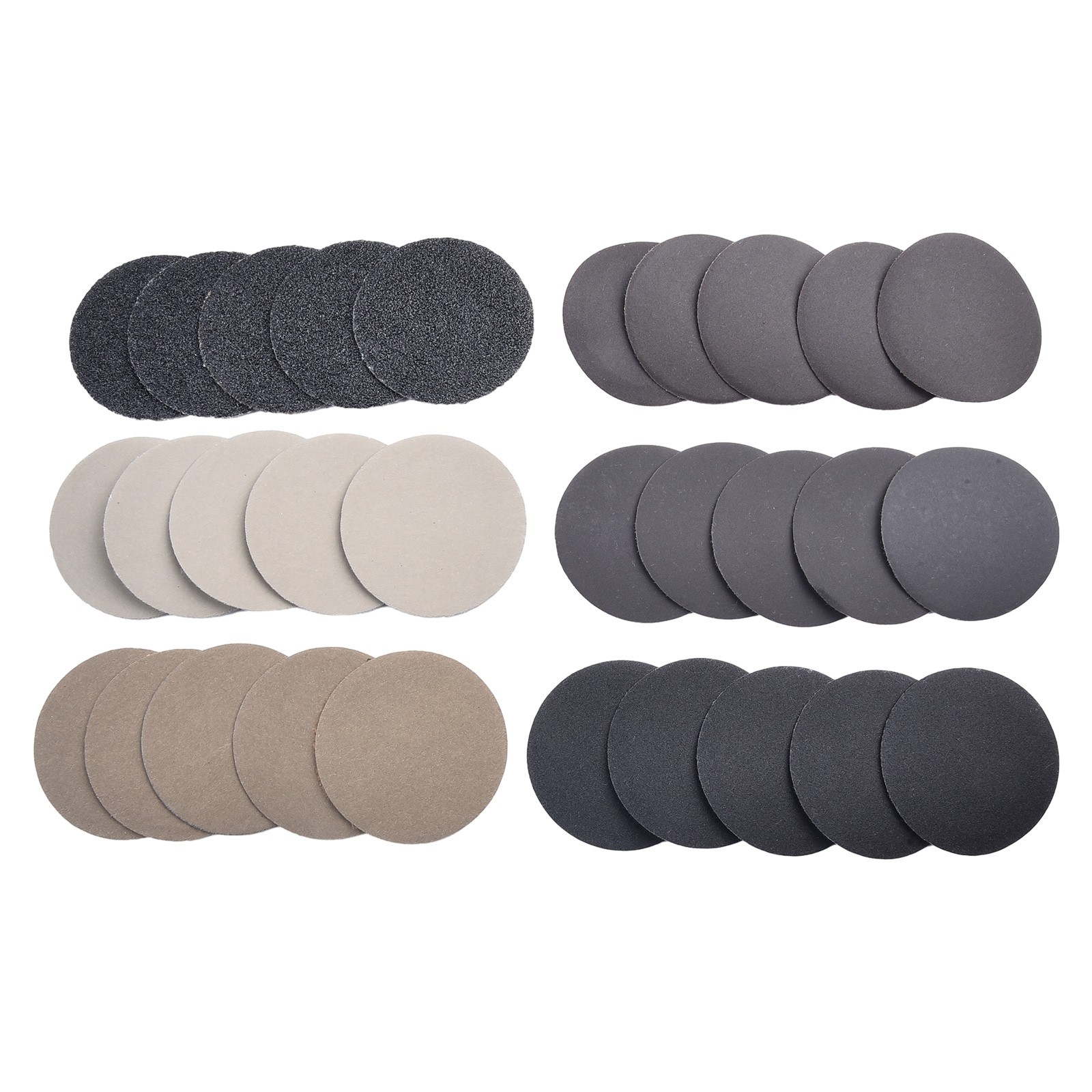 Hot New Sand Paper Waterproof 30PCS Discs for multi colored Silicon carbide