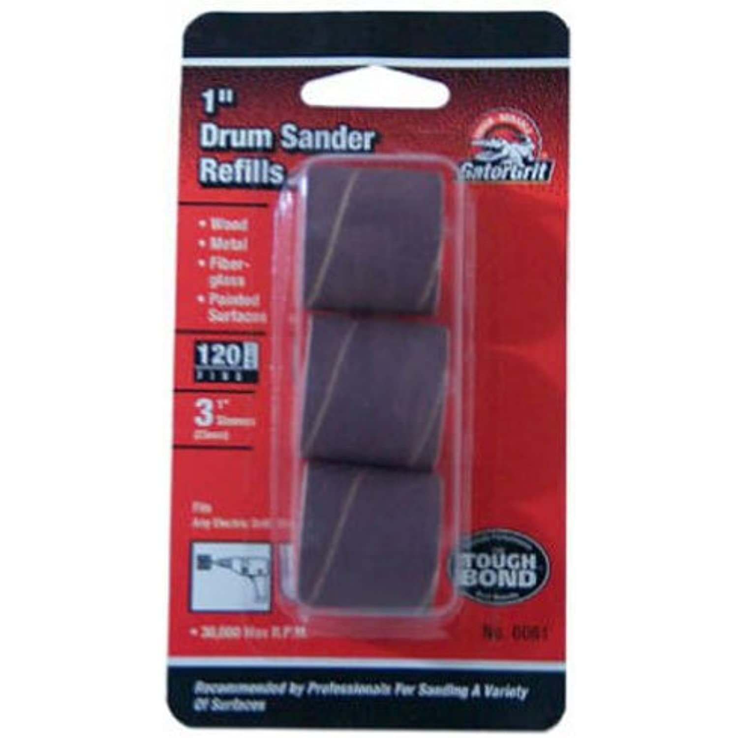 ALI INDUSTRIES 6081 Fine Sleeve, 1-Inch x 1-Inch, 3-Pack