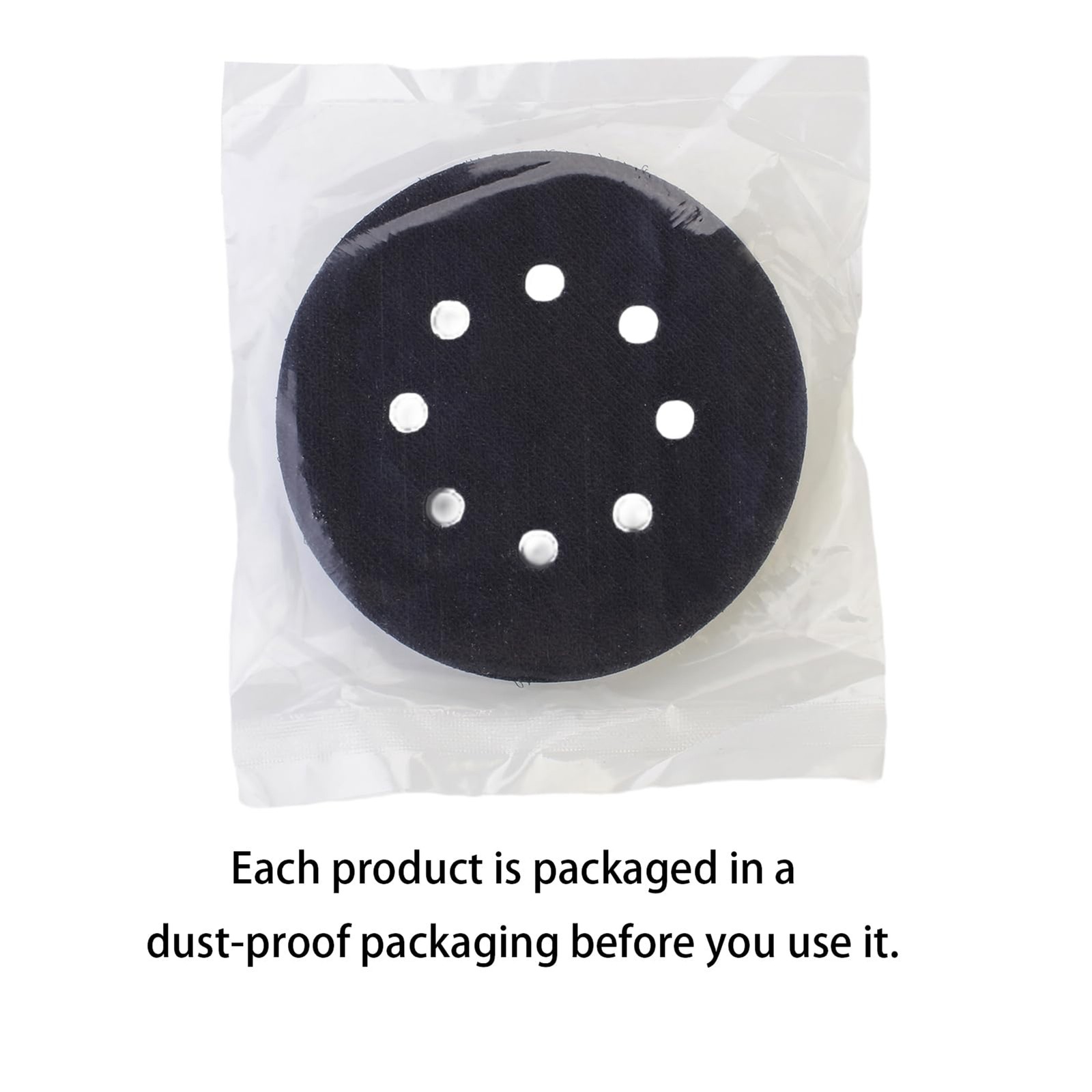 IPELY 2 Pack 5 Inch 8 Holes Foam Interface Pad Surfprep Foam Sanding Pads for Bu