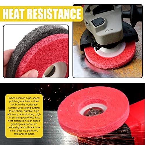 17 Pcs Polishing Buffer Wheels Set – Wool & Nylon Discs + 3 Compounds for Angle