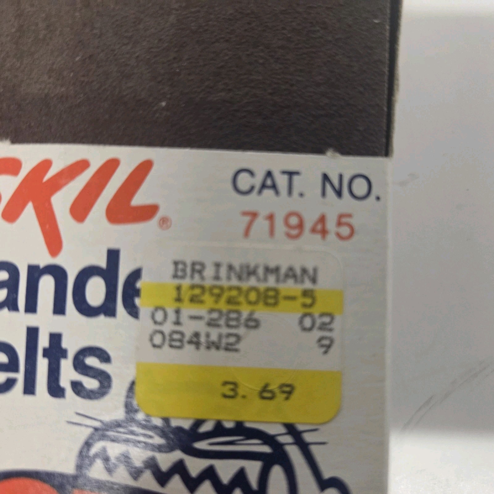 Vintage Skil Sand Cat Sander Belt Lot of 3 Packs, 2.5″ × 16″ Very Fine, 6 Total