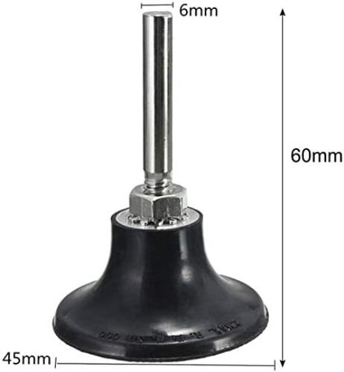 4pcs Roll Lock Disc Pad Holder 2inch Diameter 1/4″ Shank, Sanding Polishing M…