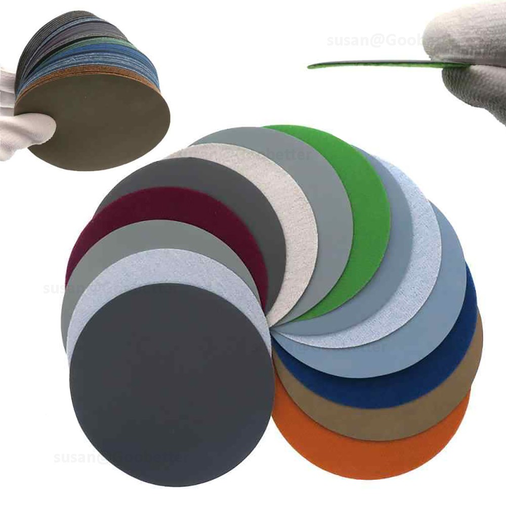 Sanding Discs Pads 25/50/75/100/125/150/180/200mm Hook And Loop Wet Abrasive