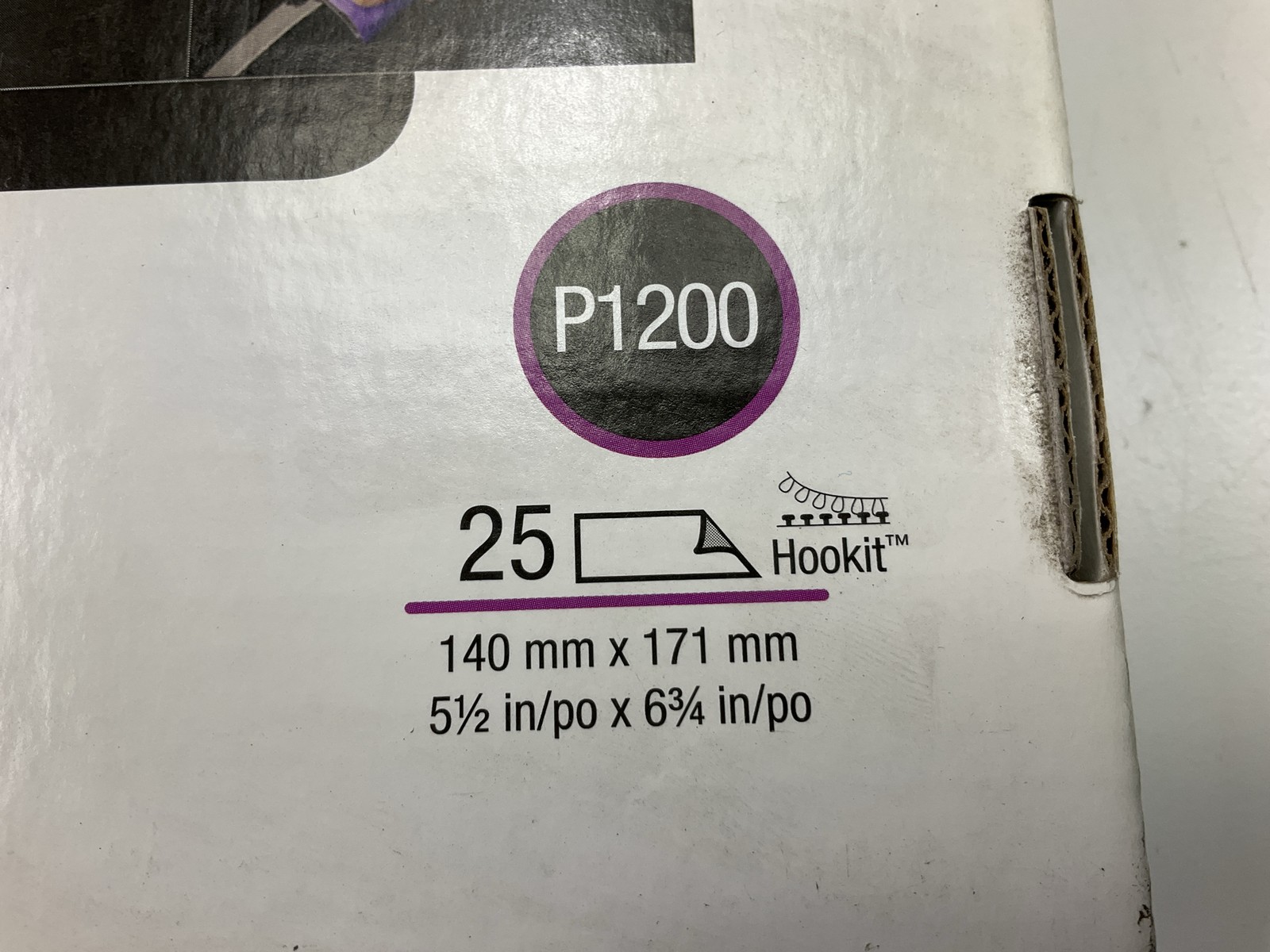 3M 34342 Hookit Flexible Abrasive Sandpaper Hand Sheet 1200 Grit (25 Sheets)