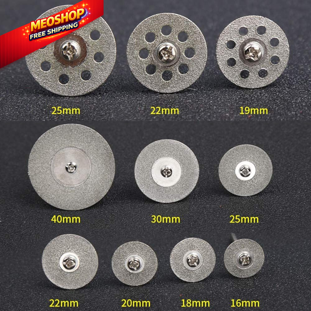 Diamond Cutting Wheel, 10PCS 1/8″ Discs Cut-Off 10pcs, Jade