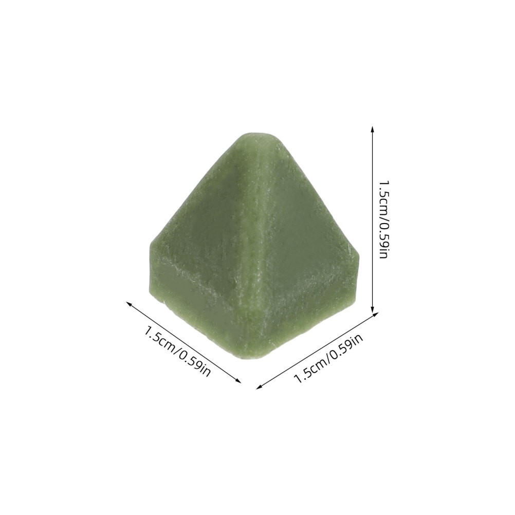 1 Pack 0.6″ 15mm Resin Abrasive Media for Vibratory Tumblers, Triangular
