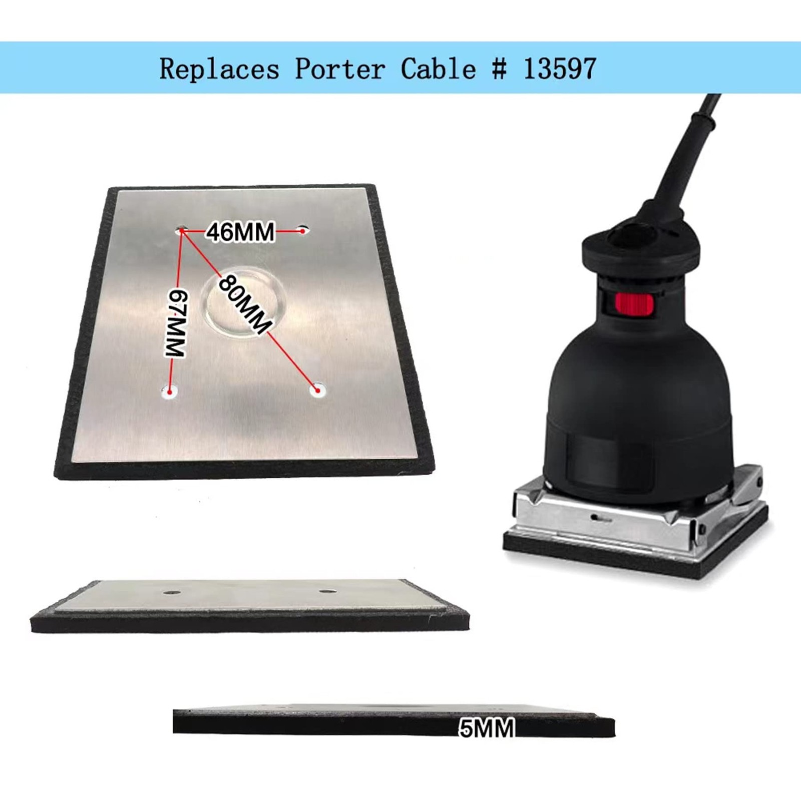 Porter Cable 330 Sander Replacement Pad