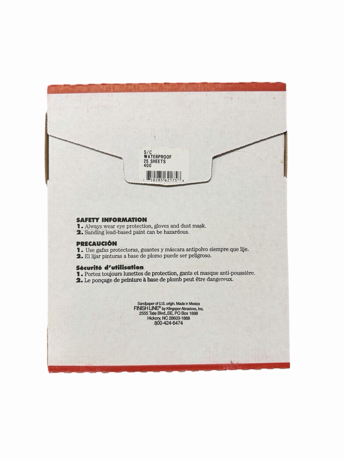 Waterproof Sanding Sheets 9×11” 400 Grit 25 Sheets Contractor Pack