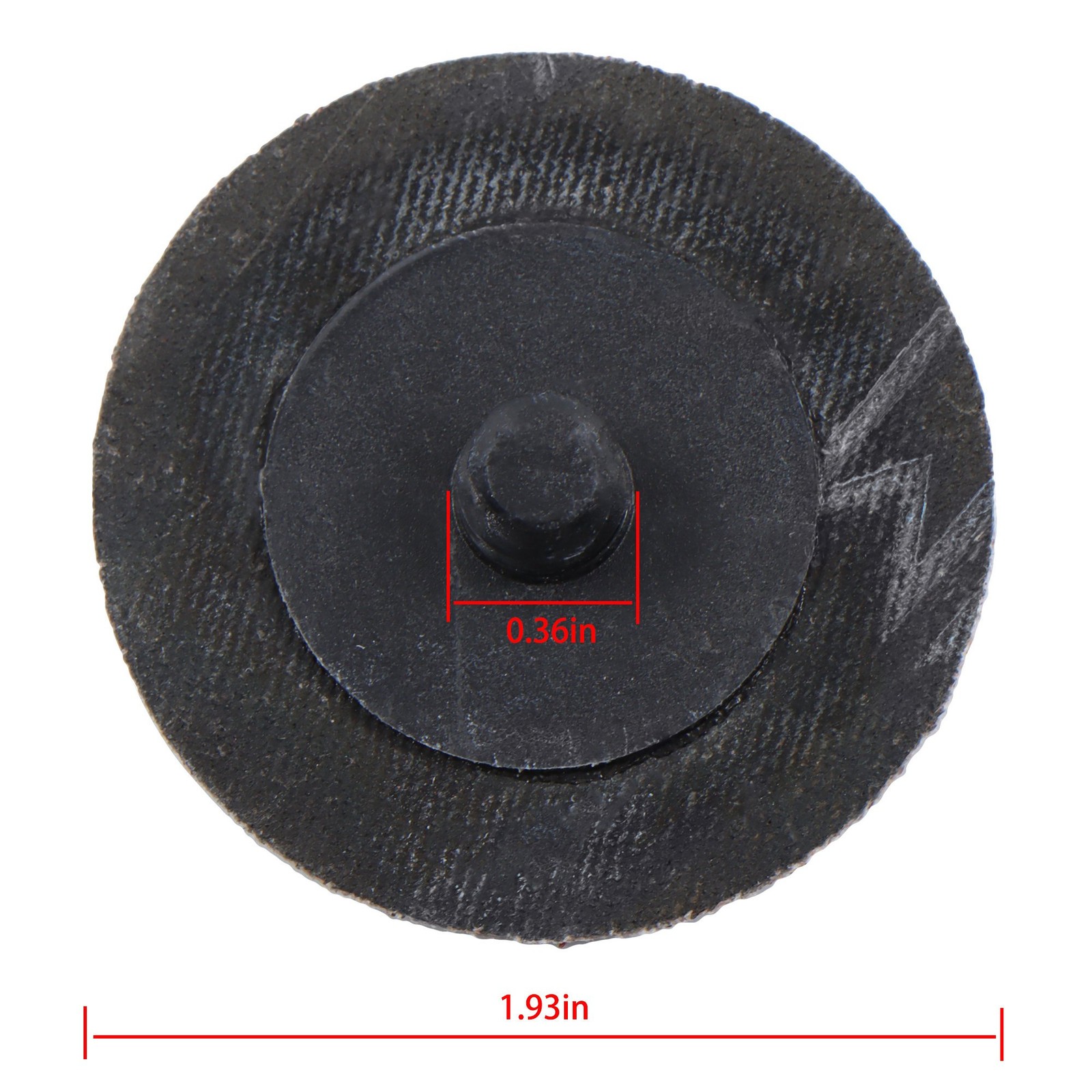 150 Pieces 2 Inch 36 Grit Medium Red Torque Sanding Discs for Die Grinder