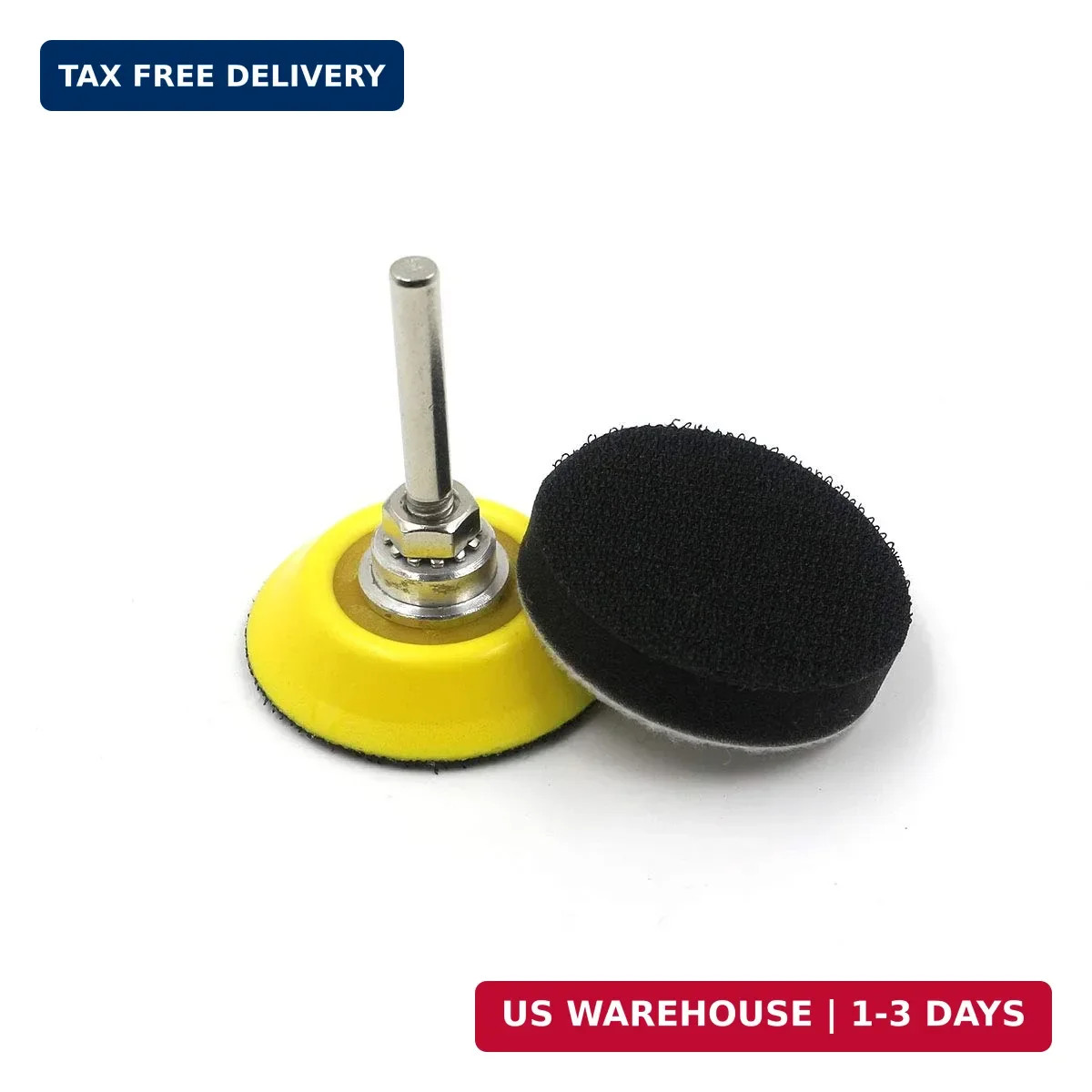 2 Inch (50mm) Hook and Loop Sanding Pad for Sanding Discs with 1/4 Inches Shank