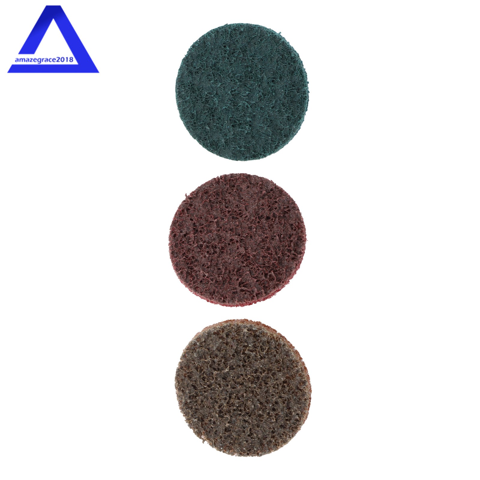 104Pcs 2″ Roll Lock Sanding Disc Set 40-240 Grit 1/4 Shank for Drill Die Grinder