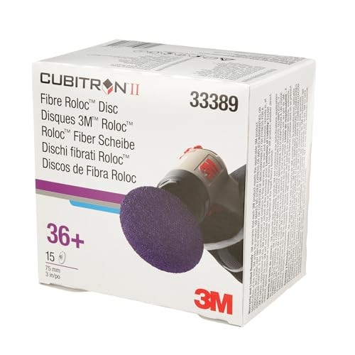 3M Cubitron Ii Roloc Fibre Disc 786C 33389 3 In 36 Grit 15 Pack High