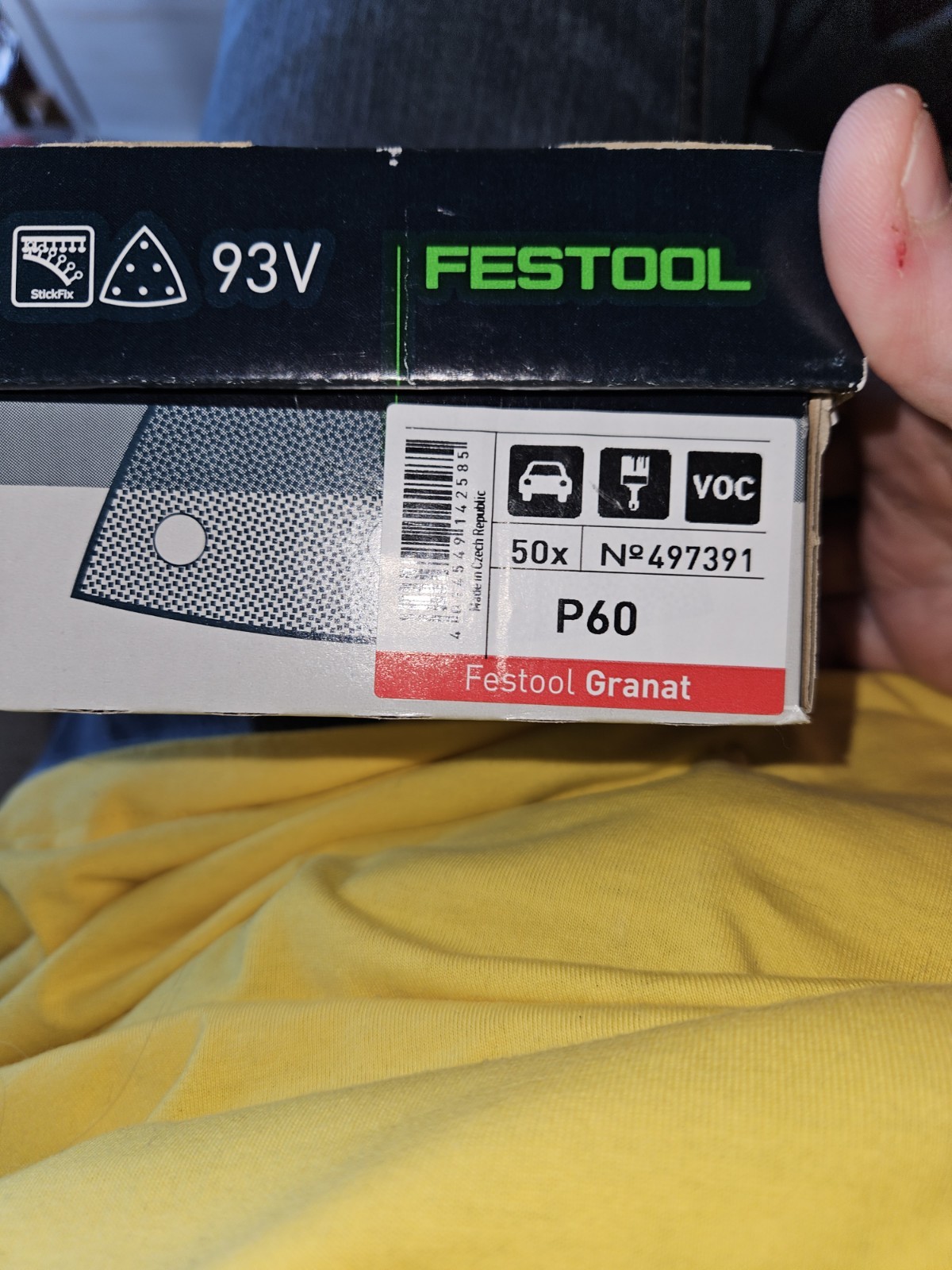 Festool 497391 Granat P60 Grit RO 90 (93mm) Delta Abrasive Sanding Sheets,…