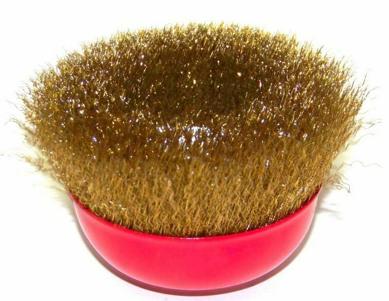 12 Pack 3″ Cup Wire Wheel Brush 5/8″ X 11 NPT Arbor Fits Most Angle Grinders