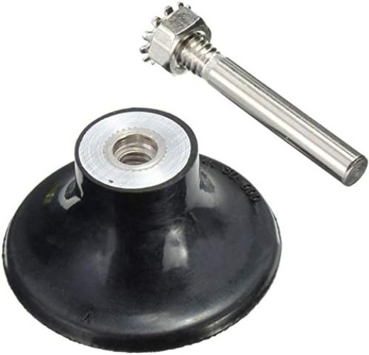 4pcs Roll Lock Disc Pad Holder 2inch Diameter 1/4″ Shank, Sanding Polishing M…