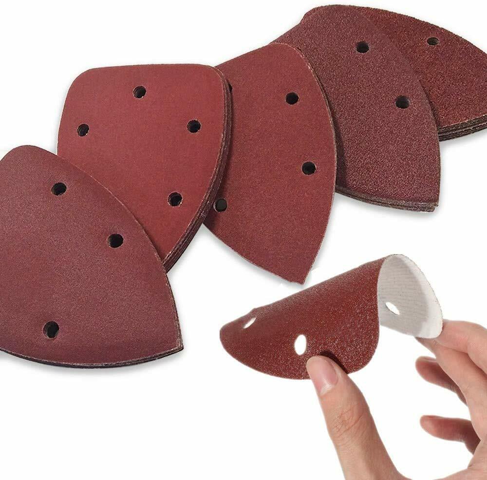 84pcs Mouse Detail Sander Sandpaper 40 60 80 120 180 240 320 Grit Sanding Pads