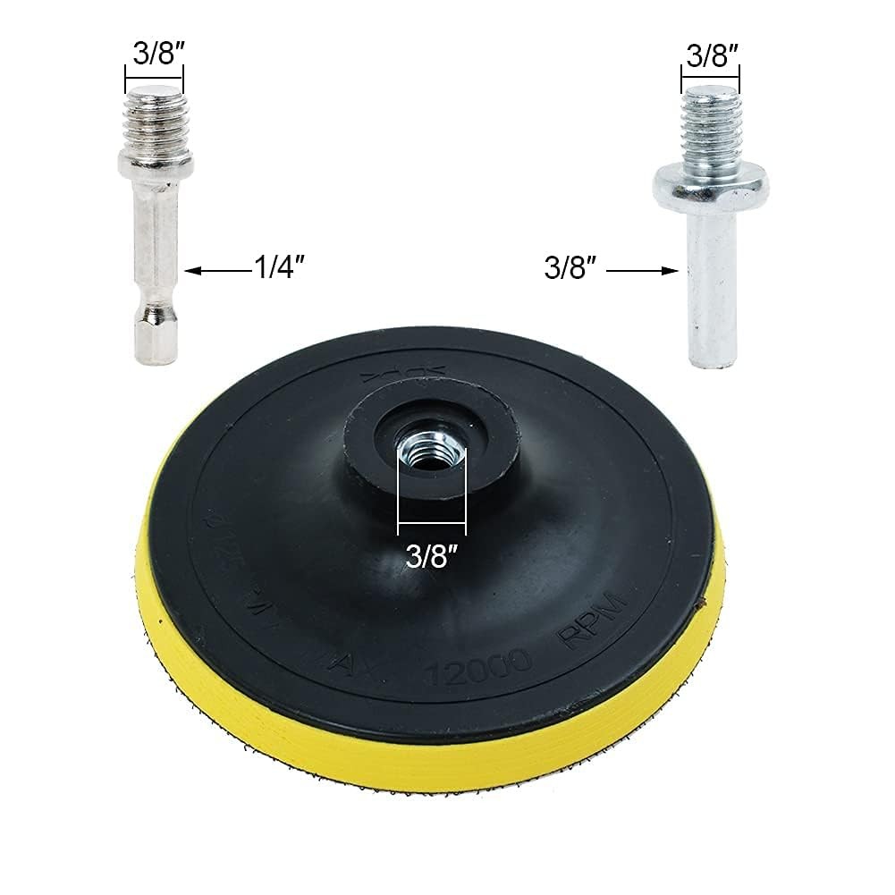 80 Pack 5 Inch Sanding Discs Kit 8 Hole Sander for Drill Polishing Pad Hook