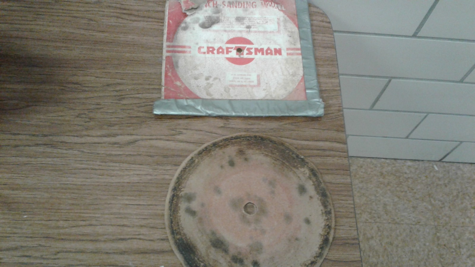 Craftsman Sander No. 9-2272 Sanding Wheel Brown for Bench & Radial Arm Saws