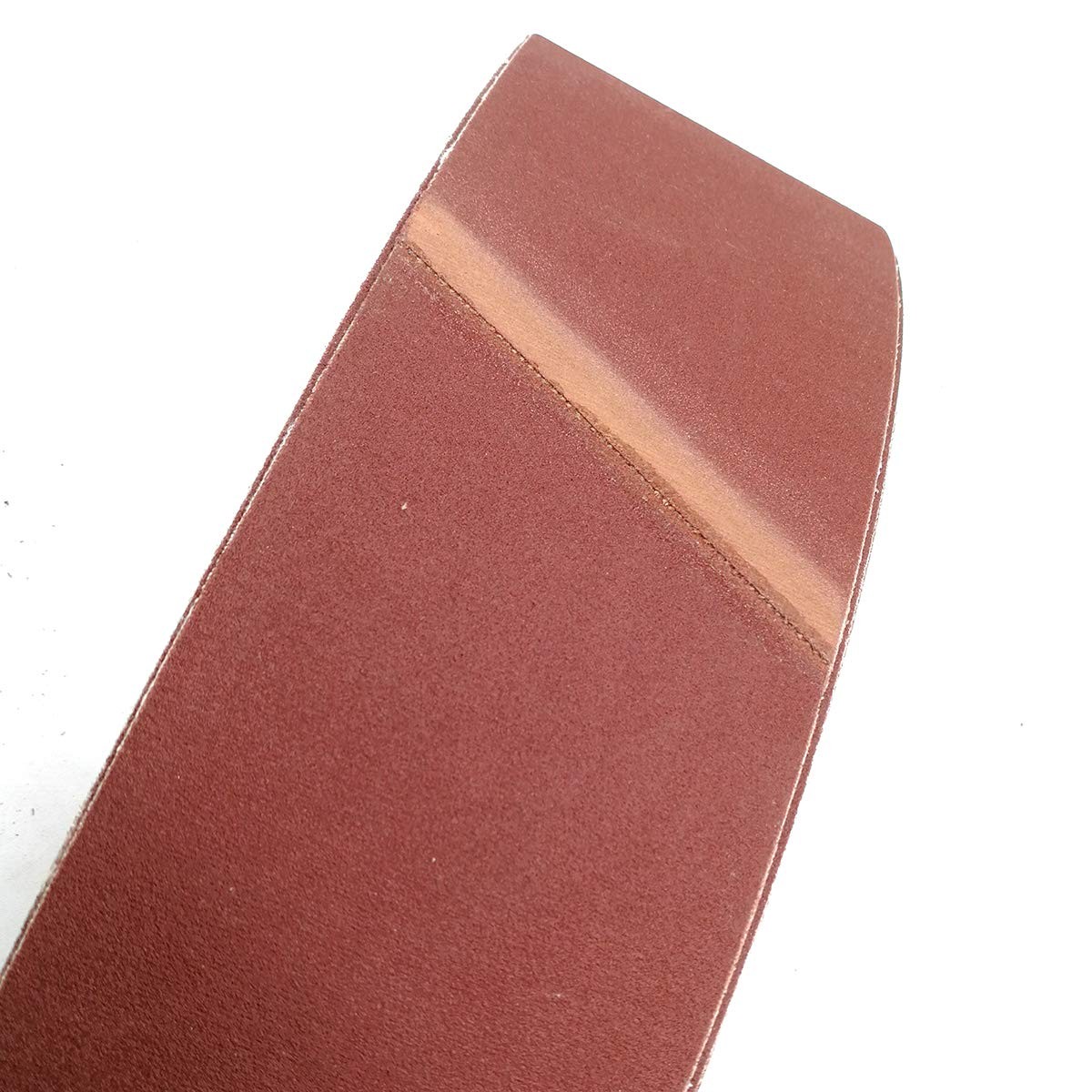 5 Pack 3×21″ Sanding Belts, 320/400/600/800/1000 Grits, Aluminum Oxide, Sander