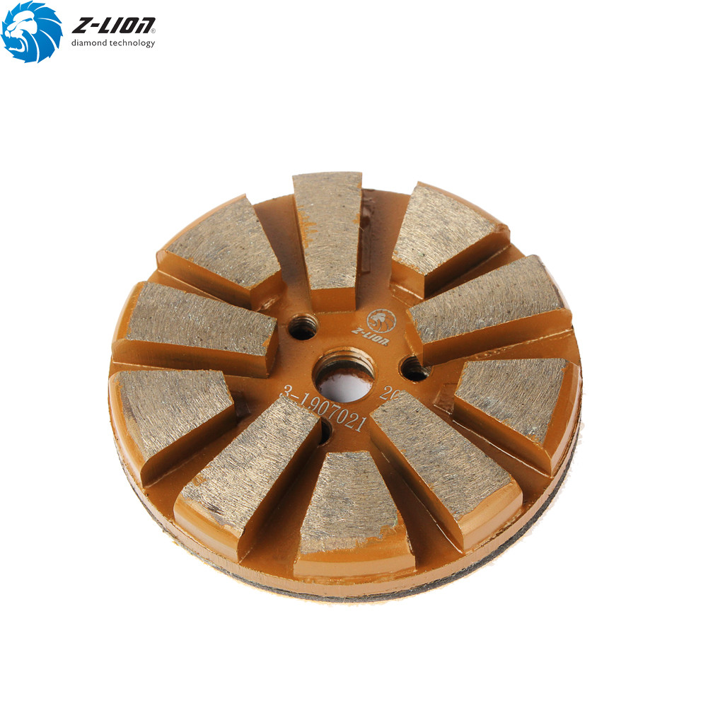 3″ 10 Segments Metal Bond Diamond Grinding Polishing Pad Concrete Marble Granite