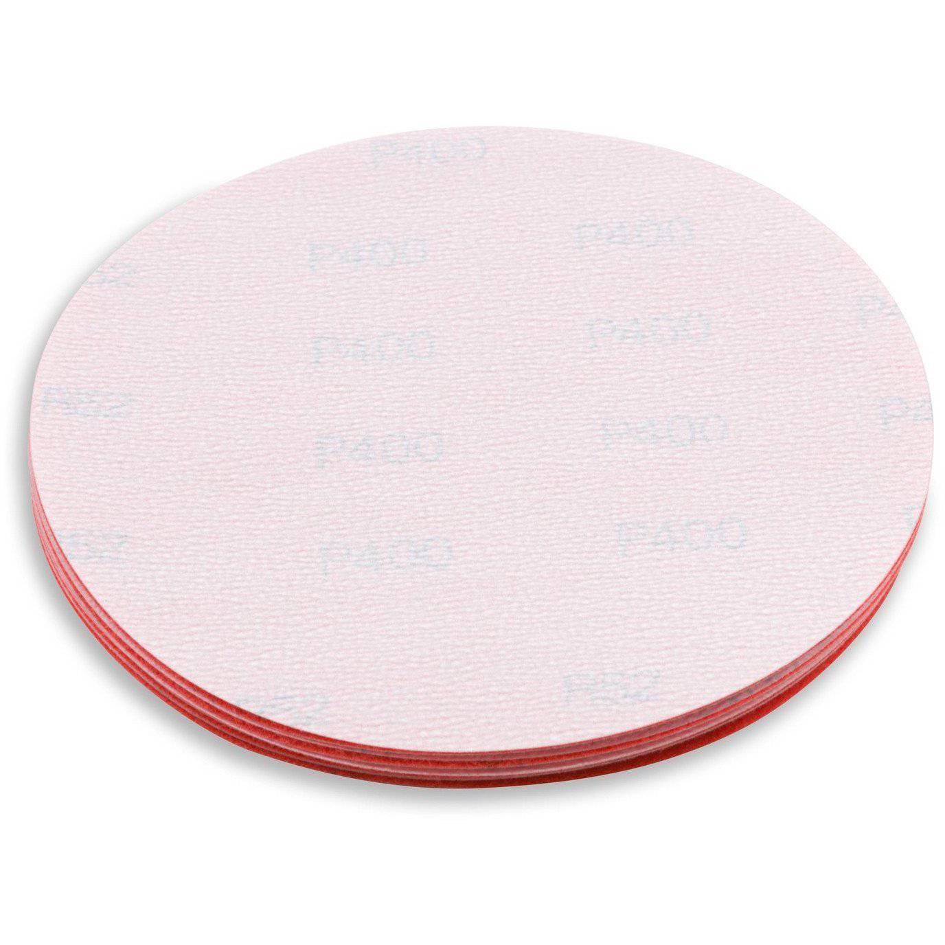 6 Inch Hook and Loop Orange Wet / Dry Auto Body Film Sanding Discs, 10 Pack