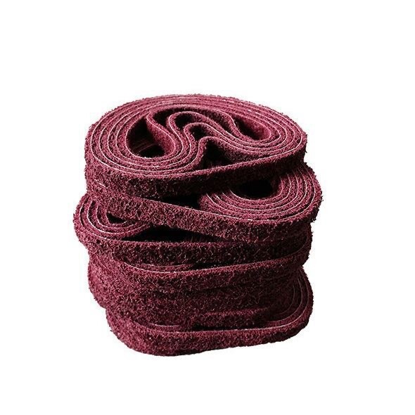 25PACK 3/8″ X 13″ NON WOVEN Sanding Belts Abrasive Coarse Medium Fine Nylon