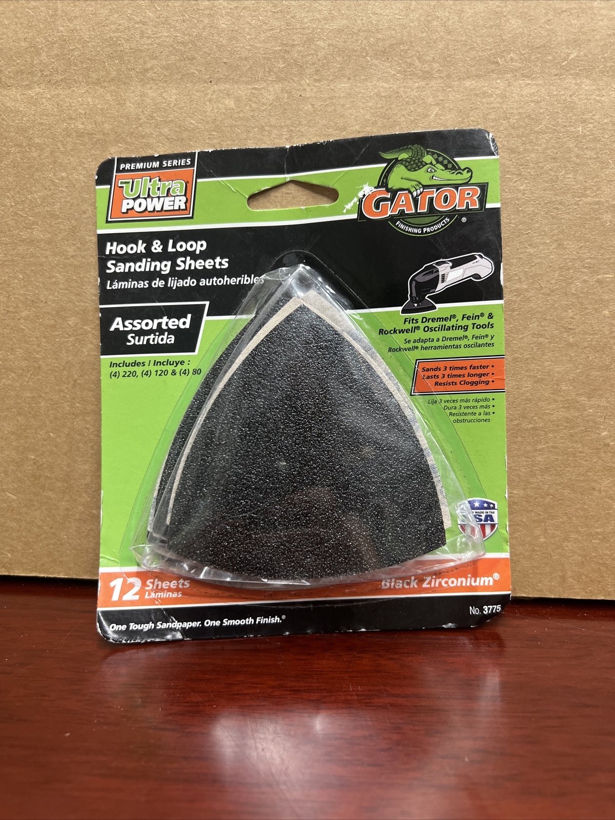 GATOR “Asst HL Sandpaper,No 3775, Ali Industries