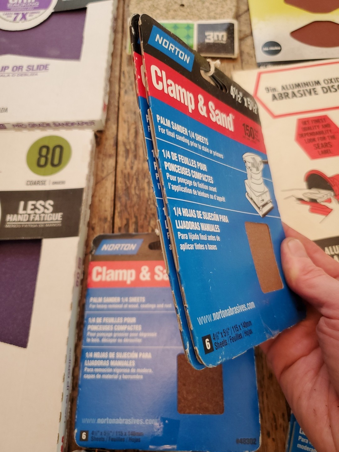 Lot of Sandpaper & Disks 3M Norton PerforMax Sears Performax Ryobi Wood Working