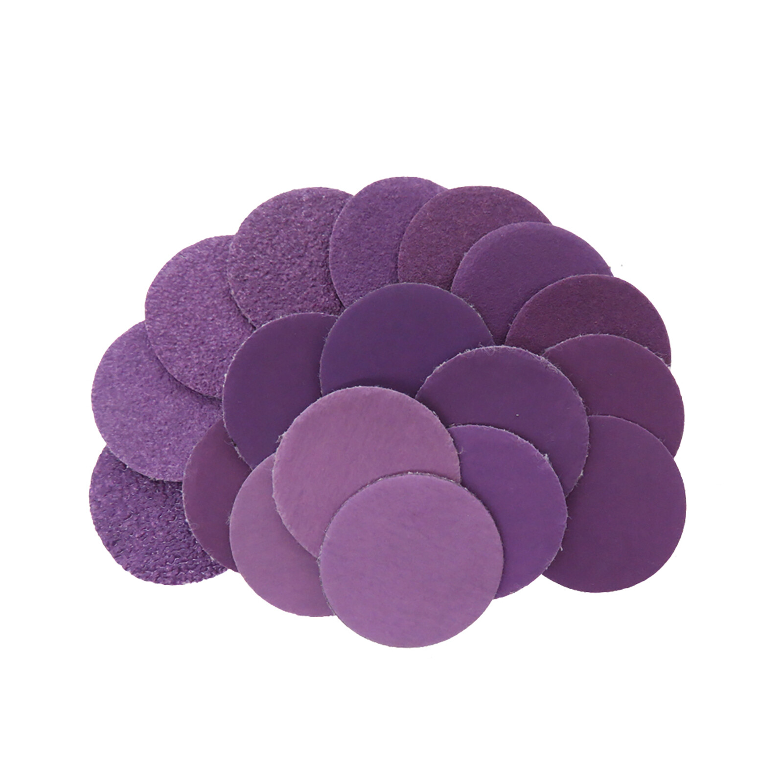 50mm 2 Inch Hook Loop Sanding Discs Pads 60-10000 Grit Round Wet & Dry Sandpaper
