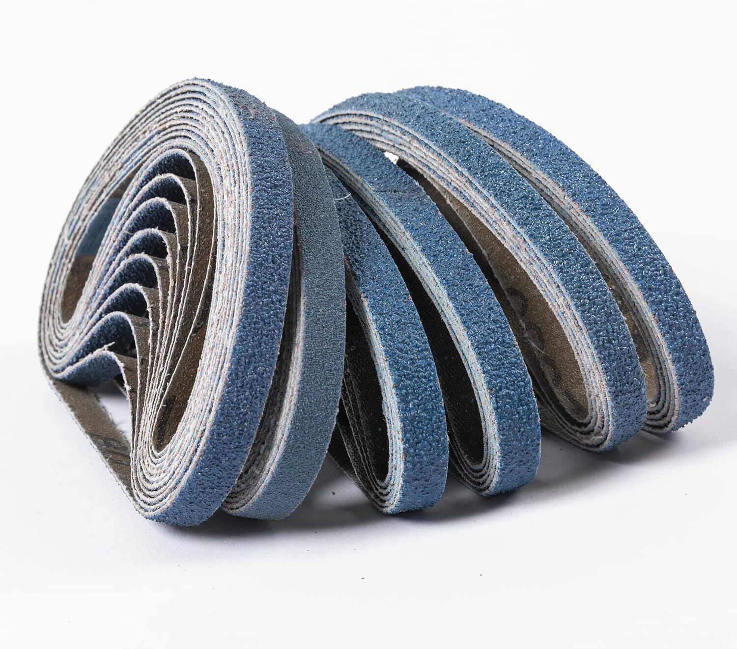 25PACK 3/8″ x 13″ Zirconia Sanding Belts 60 Grit Sandpaper For Metal Woodworking