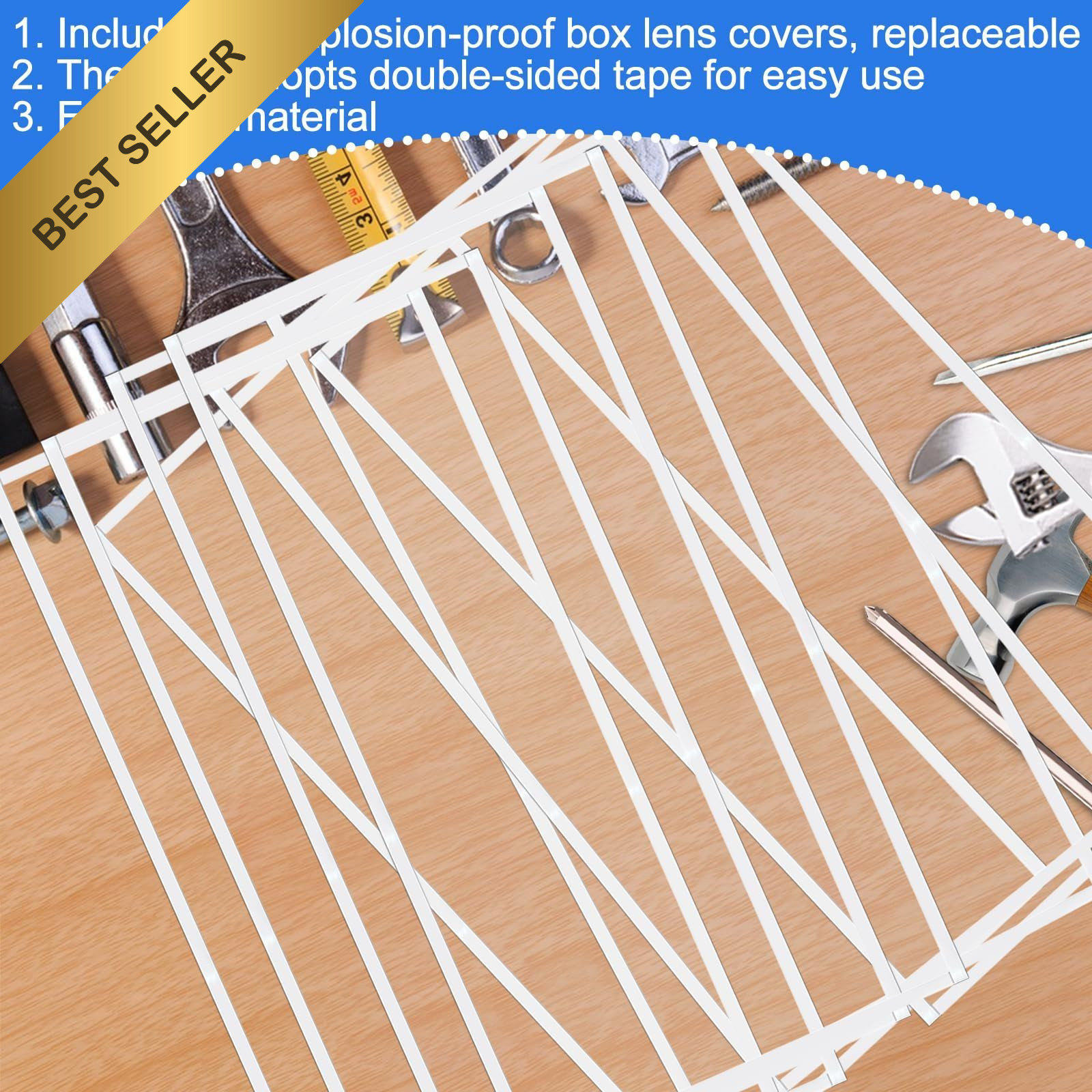6PCS Abrasive Blasting Cabinet Lens Covers 23×11 Clear Film FROM USA