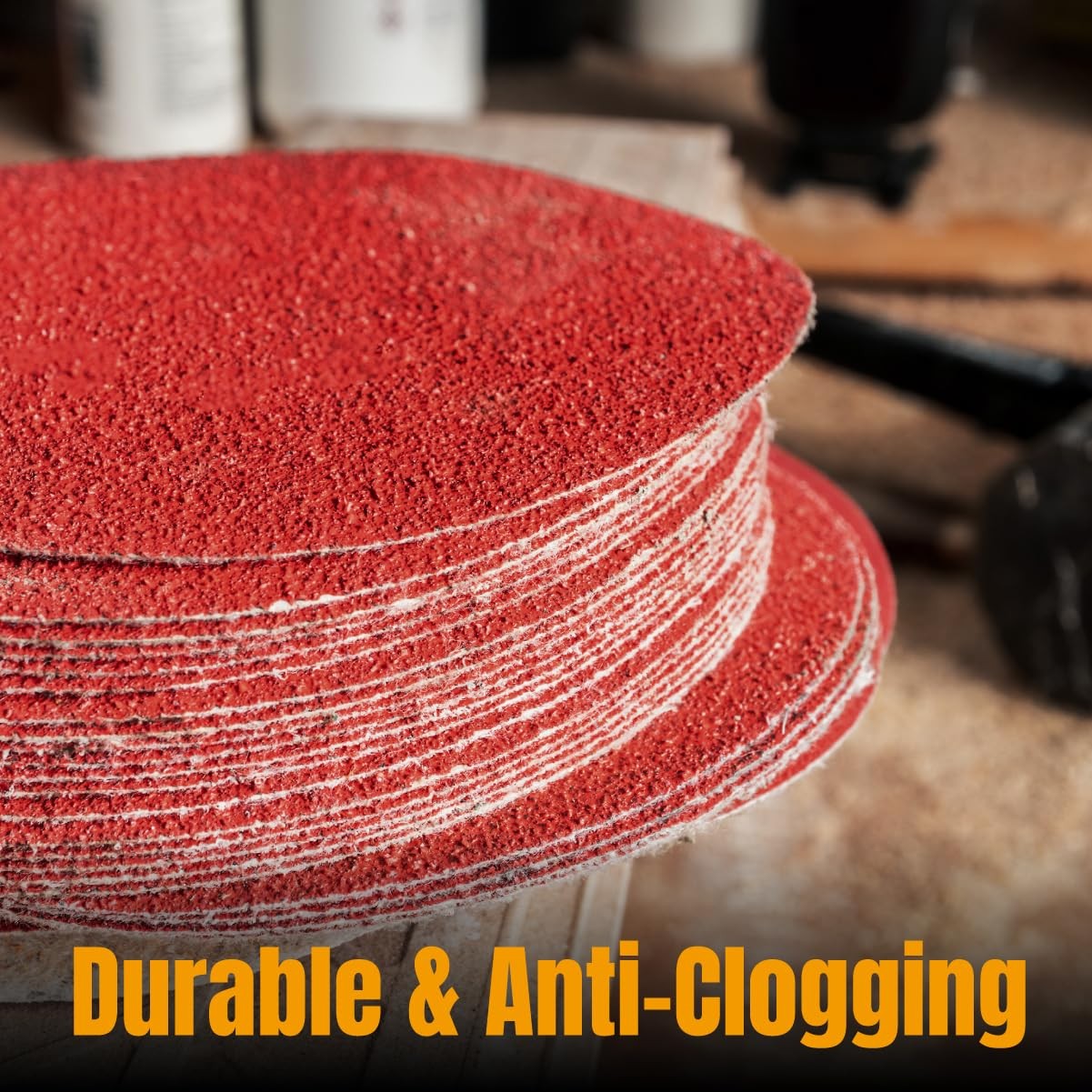 9 Inch PSA Sanding Discs 30 Pcs Assorted 60240 Grit Aluminum Oxide Woodworking