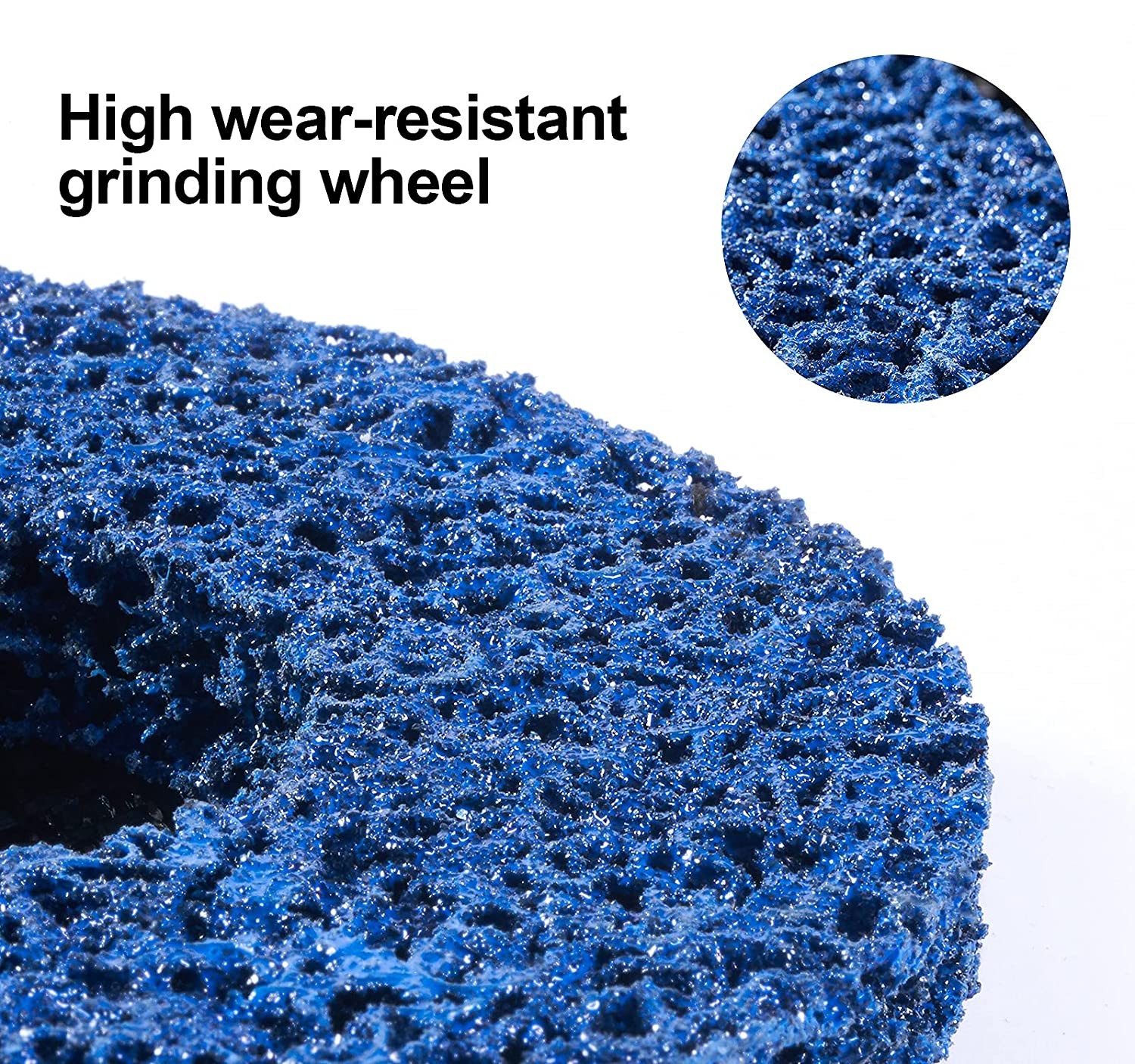 5PCS Blue Poly Strip Disc 4-1/2″ x7/8″ Easy Paint Stripping Rust Removal Wheels