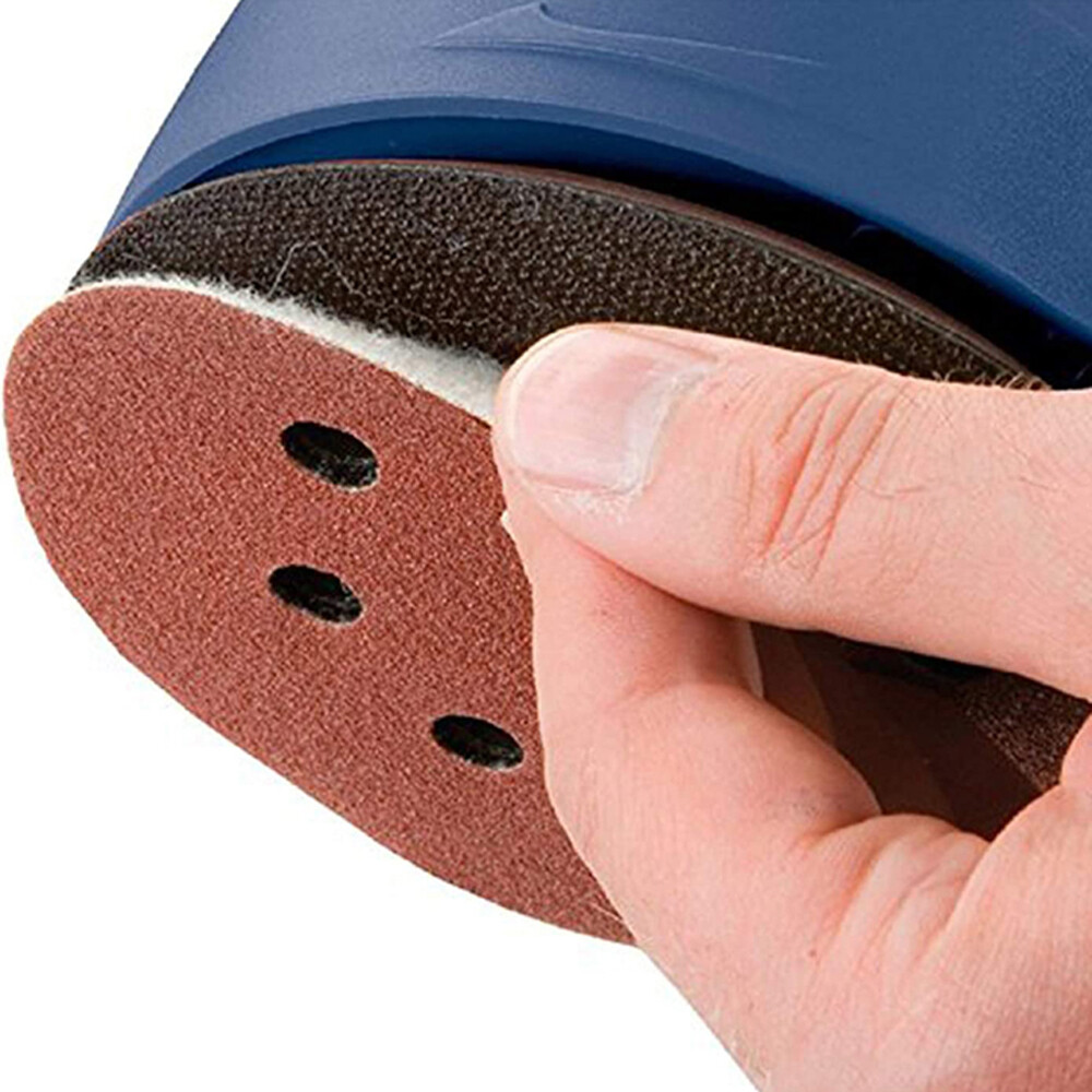 100Pcs 5 inch Sanding Discs 8-Hole Hook Loop for Orbital Sander Paper 150 Grit