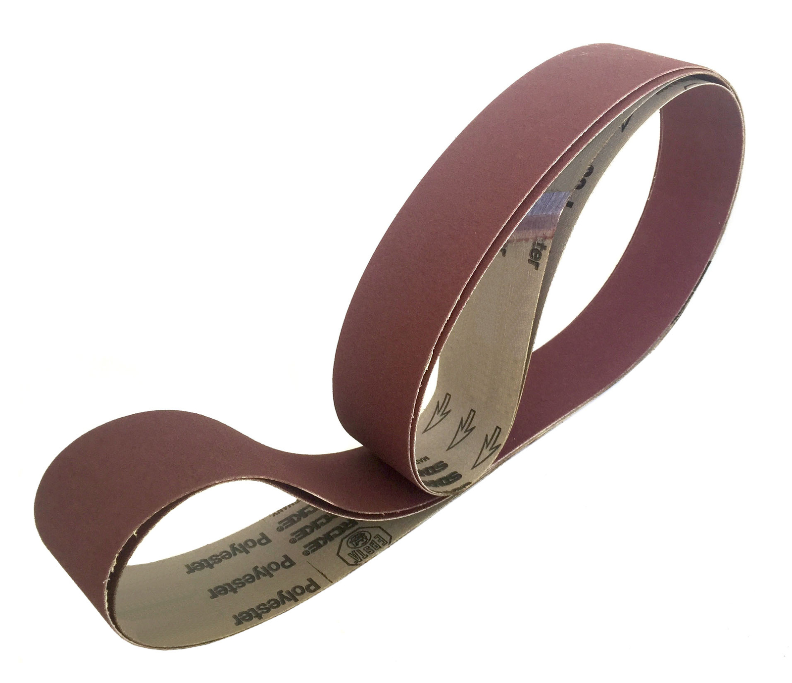 2-1/4-Inch x 80-Inch Aluminum Oxide Abrasive Belt (100 Grit, 5 Pack)