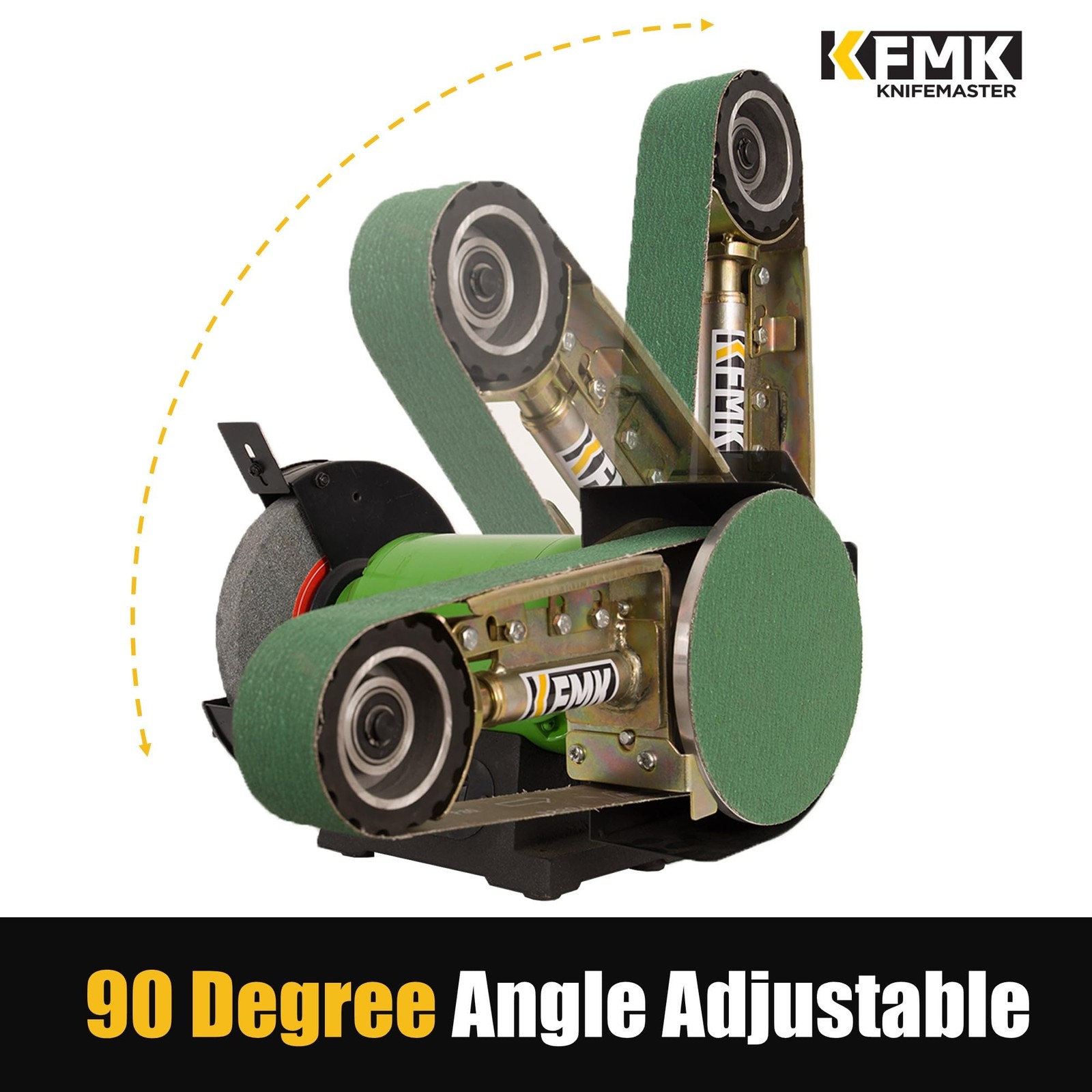 2“x 36 Belt Sander Attachment for Bench Grinder, 2×36-inch Belt and 7-inch