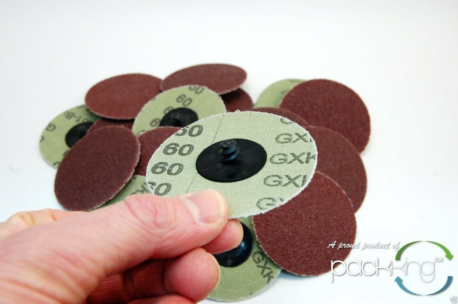3″ ROLOC DISCS 60 GRIT (25PC) R TYPE SANDING ABRASIVE ROLL LOCK FINE – RRT 15037