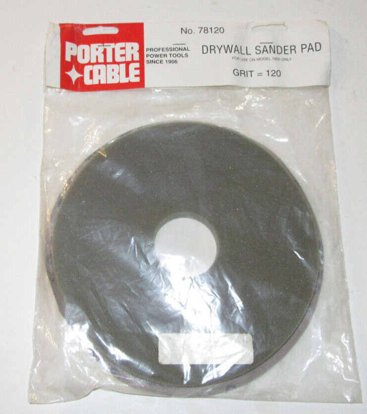 PORTER-CABLE 77120 Drywall Sander Pad, 120 Grit for 7800 sanders