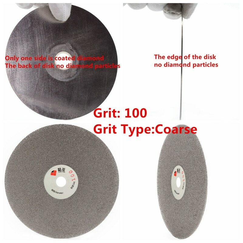 4″ in Diamond Grinding Discs Grit 80-3000 Flat Lap Disks Tools for Angle Grinder