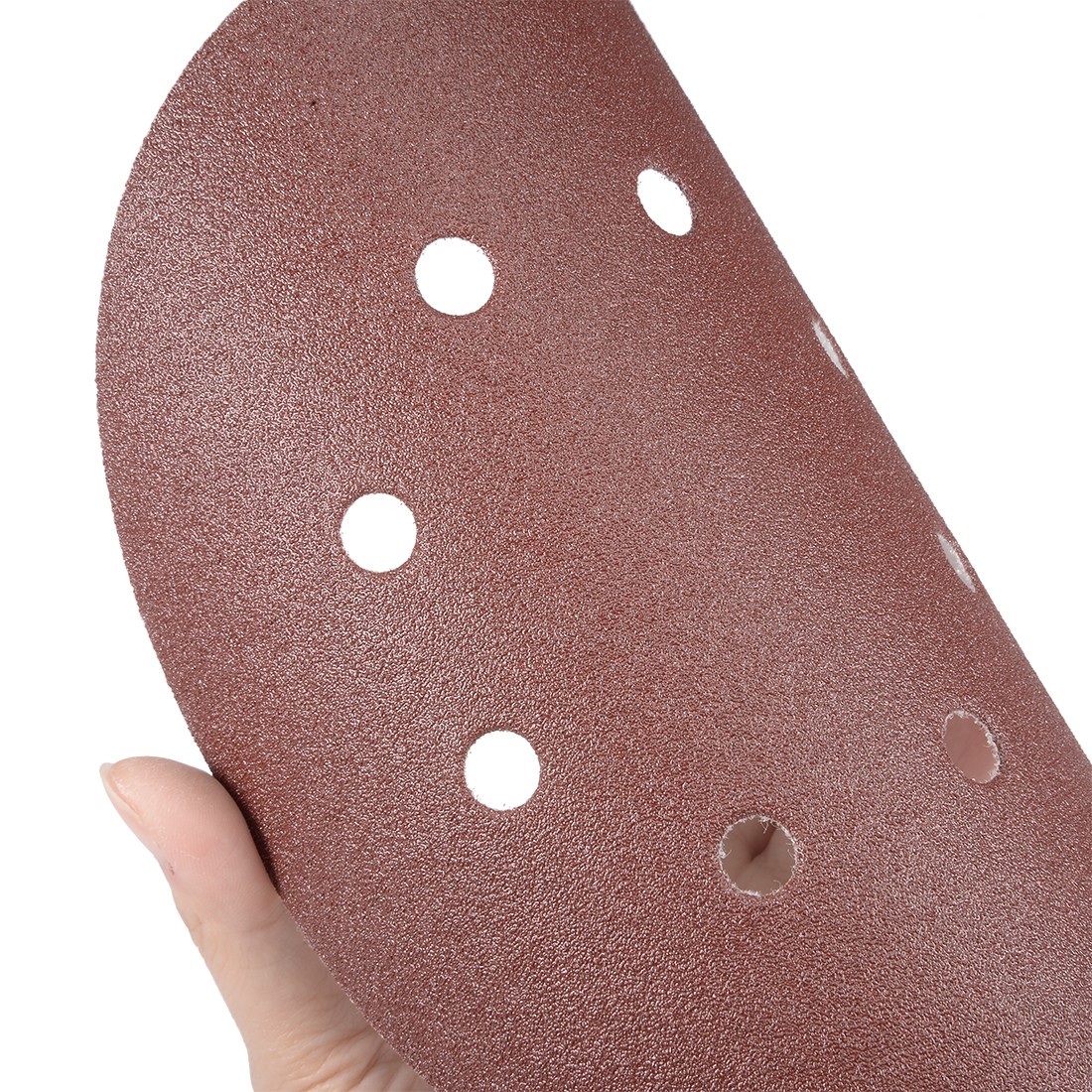 10Pcs 7 Inch 8 Hole Hook and Loop Sanding Disc 120 Grit Flocking Sandpaper